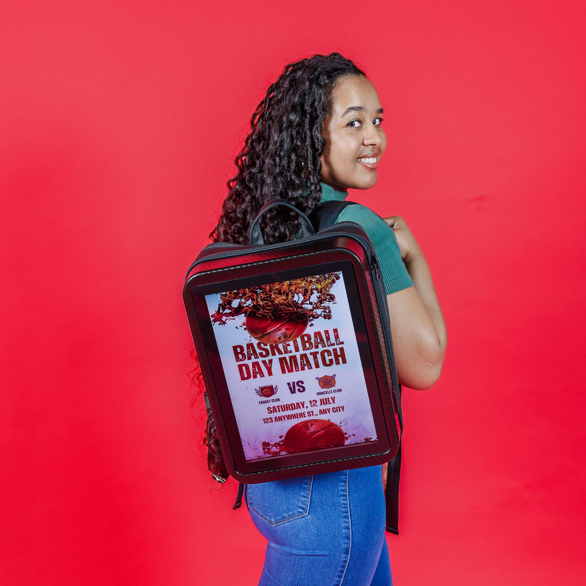 Rent LCD Advertising Backpacks – Mobile Billboard Rentals