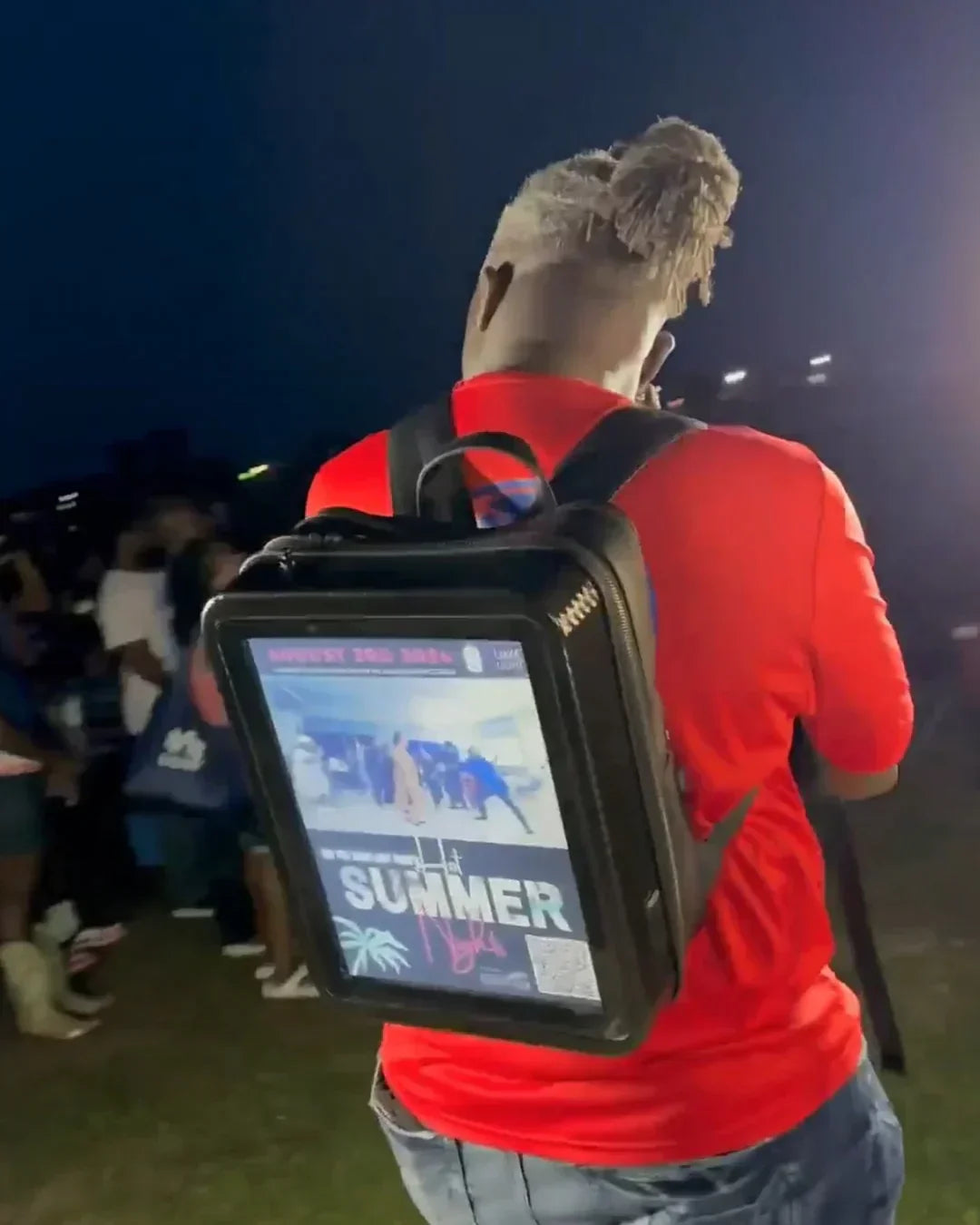 Boost Brand Awareness with LCD Advertising Backpacks