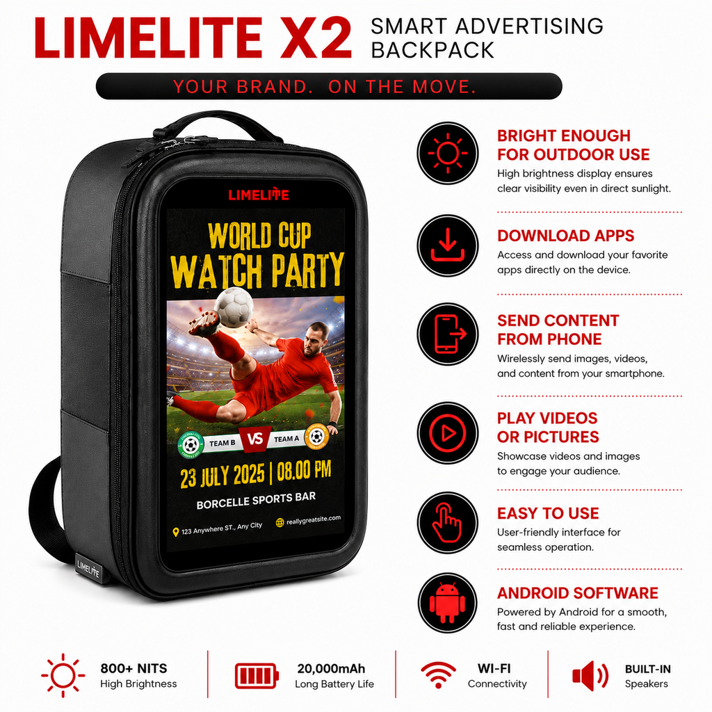 Limelite X2 Display Backpack