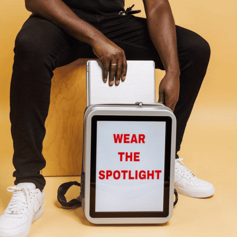Rent LCD Advertising Backpacks – Mobile Billboard Rentals